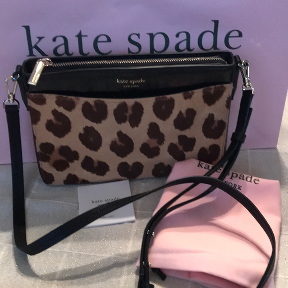 NWT Kate Spade Marqaux Haircalf Crossbody - Picture 3 of 8
